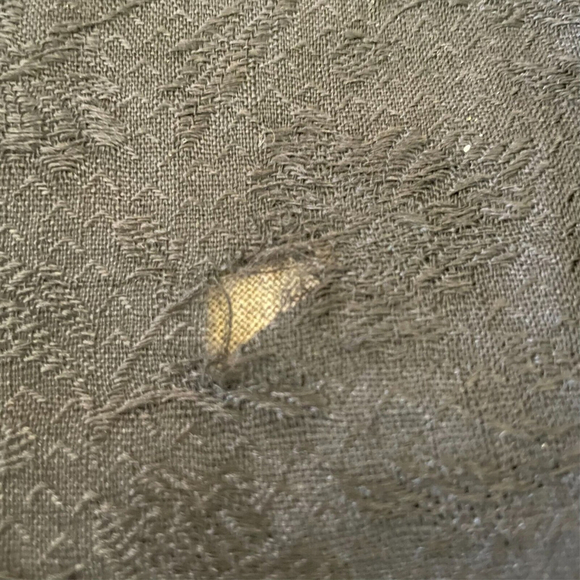 Victorian Edwardian Black Brocade Beaded Feather Cape - Picture 6 of 12